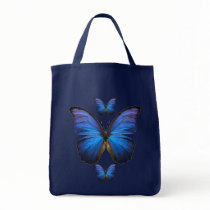 Gorgeous Blue Morpho Butterfly Bag