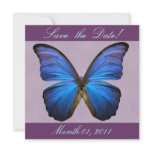 Gorgeous Blue Morpho Butterfly Invitations