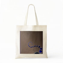 Gorgeous bluish hearts valentine gift tote bags
