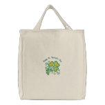 Gorgeous Decorative St. Patrick's Day Tote Back embroidered bags