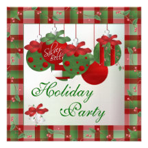Gorgeous & ELEGANT Holiday Party Invitations