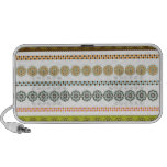 Gorgeous Floral Abstract Stripes Speaker System