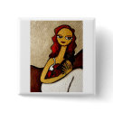 Gorgeous Girls - my violin Button (BU15)