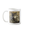Gorgeous Grey Wolf mugs
