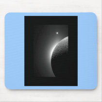 Gorgeous Moon and Venus Image Mousemat