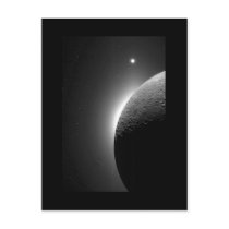 Gorgeous Moon and Venus Image Postcard