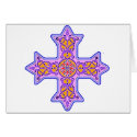Gorgeous Pastel Coptic Cross cards