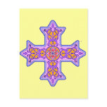 Gorgeous Pastel Coptic Cross Postcards