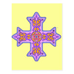 Gorgeous Pastel Coptic Cross Postcards