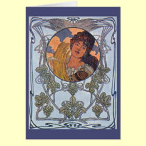 Gorgeous Vintage Art Nouveau Cards, Postcards cards