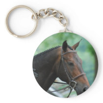 Gorgeous Warmblood Horse Keychain
