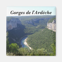 Gorges de l'Ard�che - Aimants Pour Réfrigérateur
