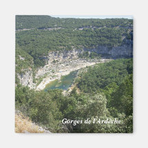 Gorges de l'Ard�che - Aimants Pour Réfrigérateur
