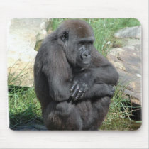 Gorila Sitting Mouse Pad