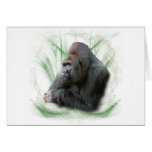 gorilla1 greeting card