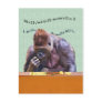 Gorilla at Desk Postcard