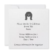 Gorilla Cartoon Personalized Invitations