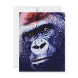 Gorilla Face Invitations - Funny Gorillas