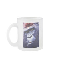 Gorilla Face Pop Art Coffee Mug
