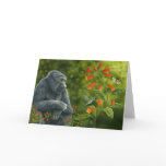 Gorilla & Hummingbirds Card