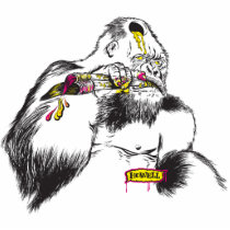 Gorilla Paint Cut Out