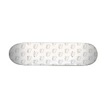 Gorilla Pattern Skate Deck