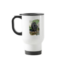 Gorilla Sitting Travel Mug