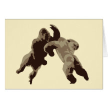 GORILLA WARFARE GREETING CARDS