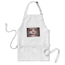 Gorilla Zoe Apron - Don't Feed Da Animals