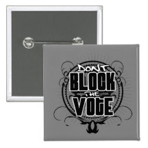 Gorilla Zoe Button - Don't Block the Vote
