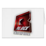 Gorilla Zoe Card - Block Enterprises Red