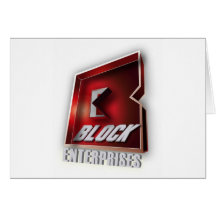 Gorilla Zoe Card - Block Enterprises Red