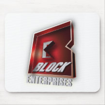 Gorilla Zoe Mousepad - Block Enterprises Red