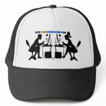 Gorra Blanca y Negra Hat