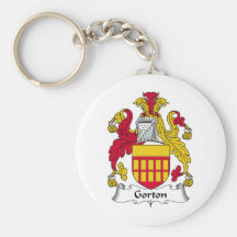 Gorton Family Crest Key Chain