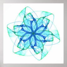 Gossamer Pinwheel Poster