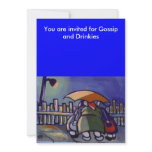 GOSSIP AND DRINKS INVITE invitations