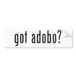 got adobo? bumper stickers