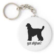 Got Afghan Hound Keychain