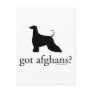 got afghans? post card