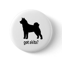 Got Akita Pinback Buttons