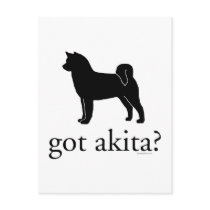 got akitas? post card