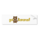 Got bananas? bumper stickers