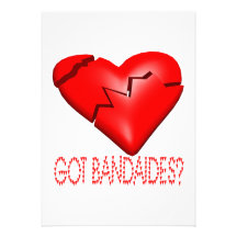 Got Bandaides Personalized Invites