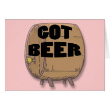 Got Beer black Card