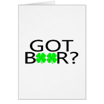 Got Beer Clovers Card