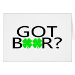 Got Beer Clovers cards