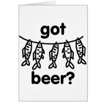 got beer fish card
