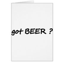 got beer icon greeting cards