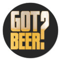 Got Beer? stickers